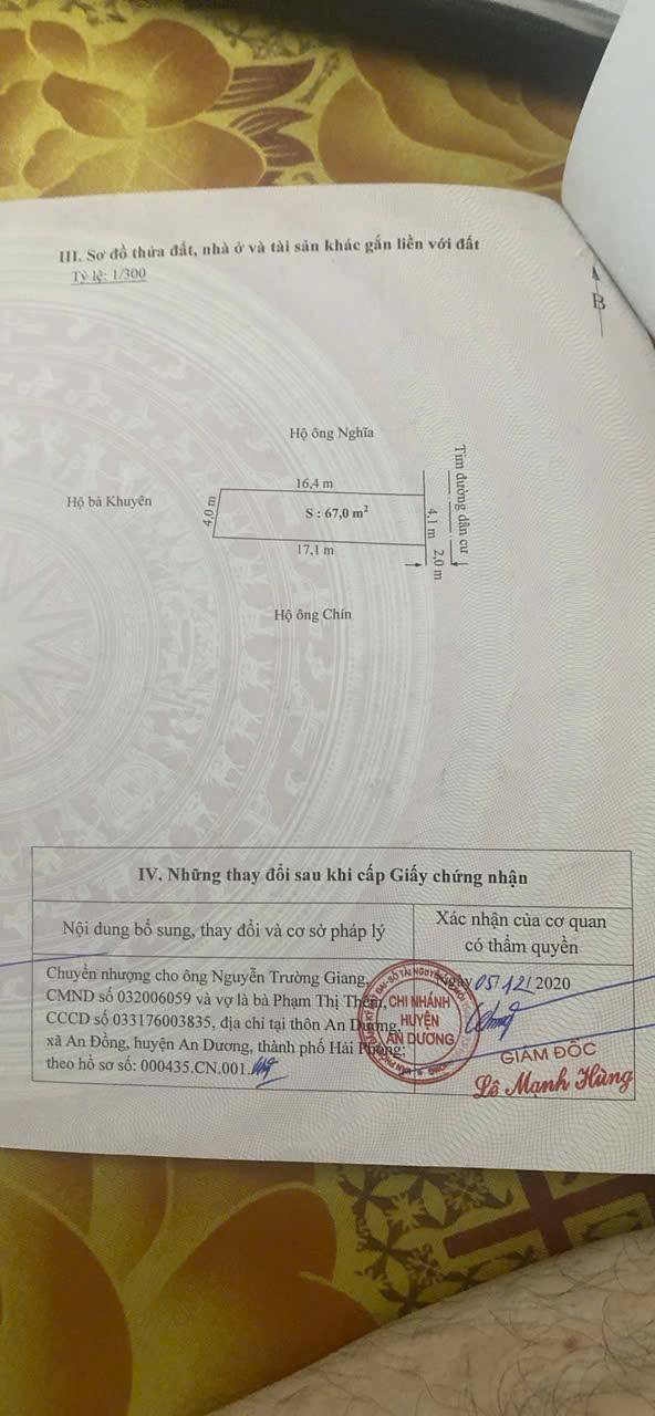 Nhà 3 tầng tại tổ 7 An Dương 67m² giá chỉ 2 tỷ - Ô tô vào tận nơi!