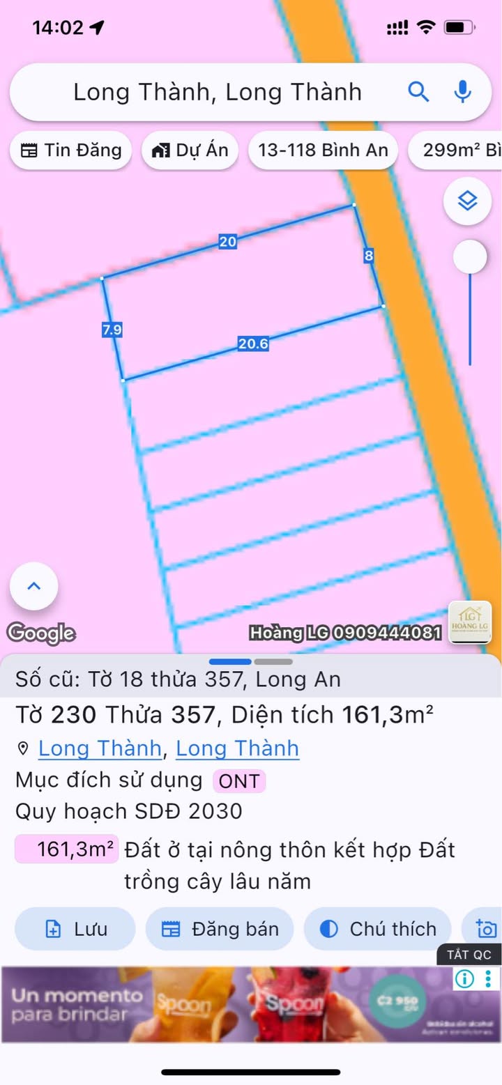 Đất nền 160m² Huyện Long Thành giá tốt - Đầu tư sinh lời ngay!