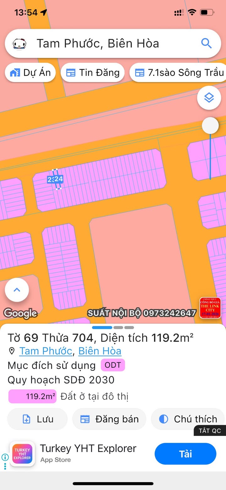 Đất nền Tín Nghĩa Tam Phước 115m² giá thỏa thuận - Chính chủ bán gấp!