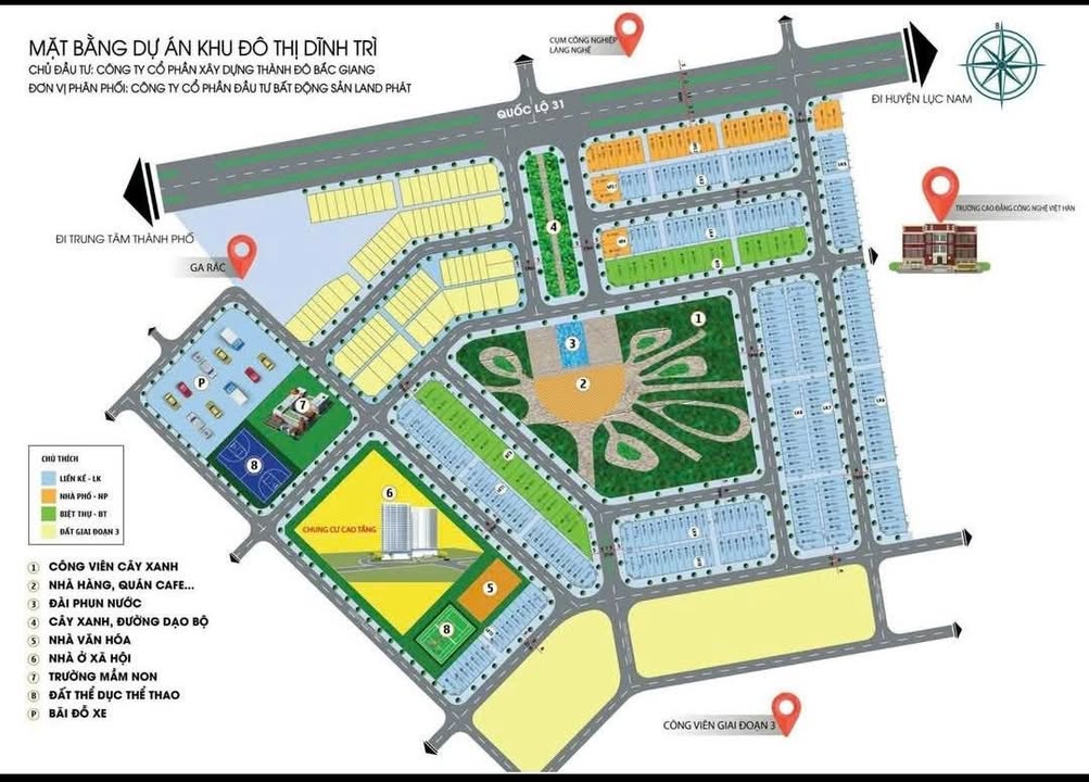 Đất nền Khu đô thị số 1 Bắc Giang 90m² giá 4 tỷ - Vị trí kinh doanh đắc địa!