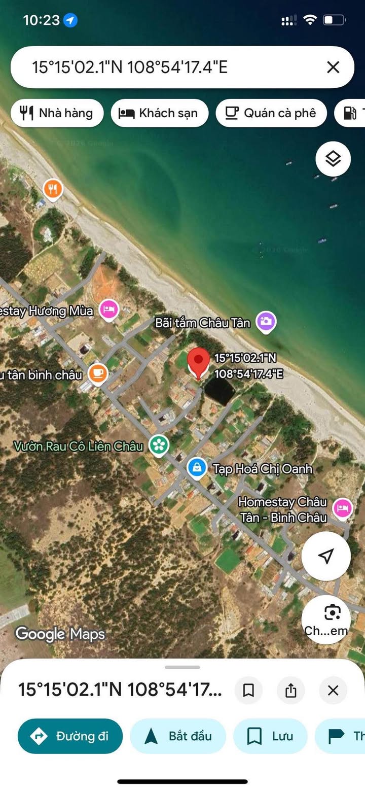 Lô đất biển Châu Tân Quảng Ngãi 393m² giá 2.3 tỷ - Cách biển chỉ vài bước chân!