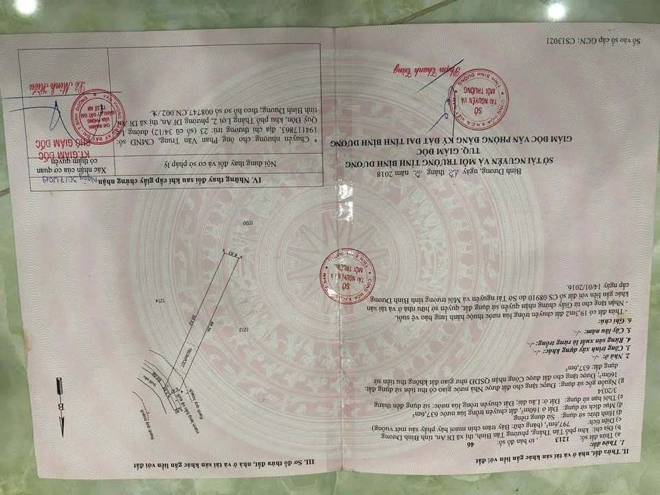 Đất nền mặt đường Bùi Thị Xuân, Dĩ An 797m² giá 5.579 tỷ - Sổ hồng chính chủ!