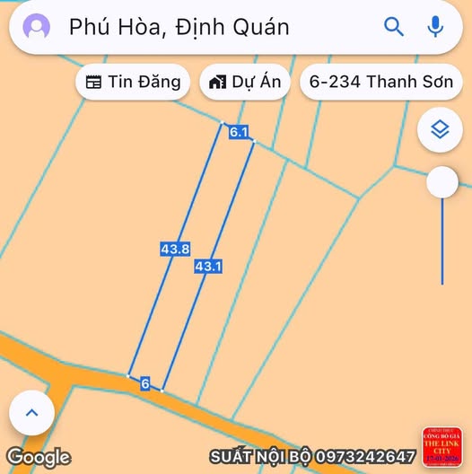 Đất nền Phú Hòa, Định Quán, Đồng Nai 258m² chỉ 390 triệu - Đầu tư sinh lời ngay!