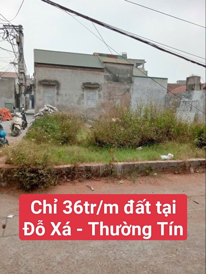 Đất Đỗ Xá - Thường Tín 100m² giá 3.6 tỷ - Lô góc 2 mặt tiền