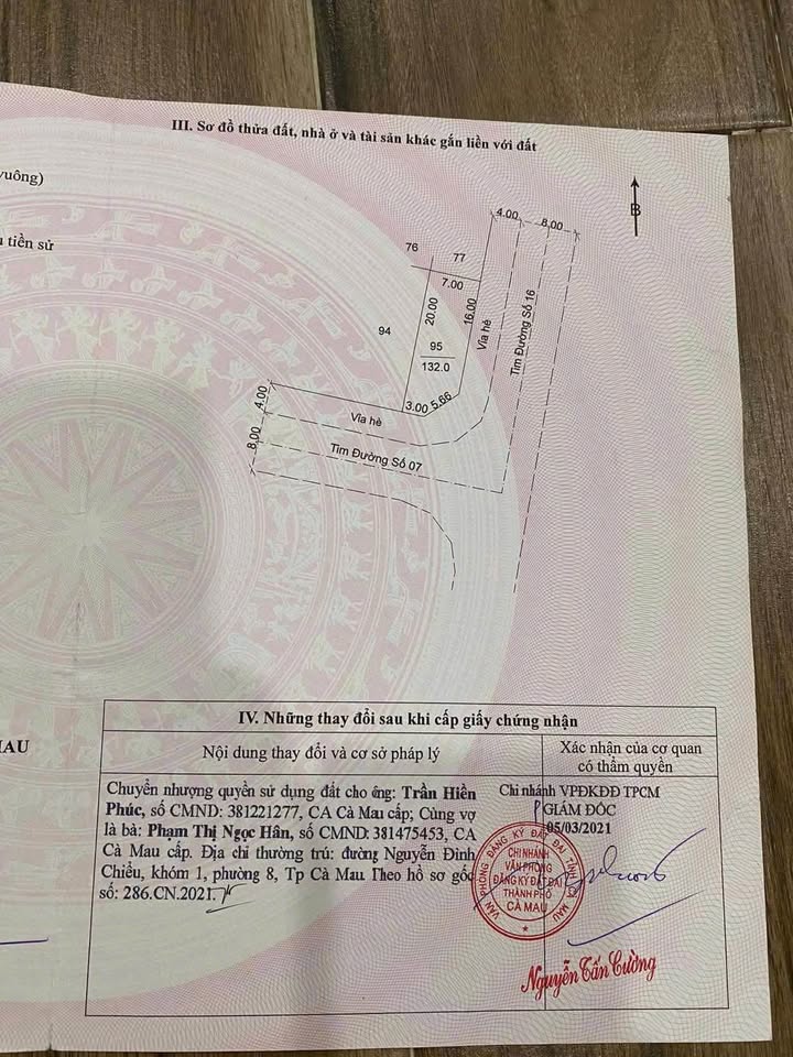 Đất nền góc 2 mặt tiền KDC Sao Mai Cà Mau 140m² giá 1.9 tỷ - Cơ hội đầu tư hấp dẫn!