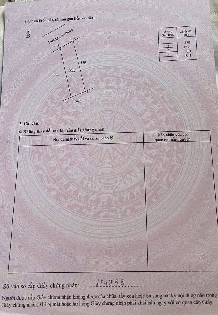 Đất thổ cư Phường Hố Nai 90m² giá chỉ 1.1 tỷ - Cơ hội đầu tư hấp dẫn!