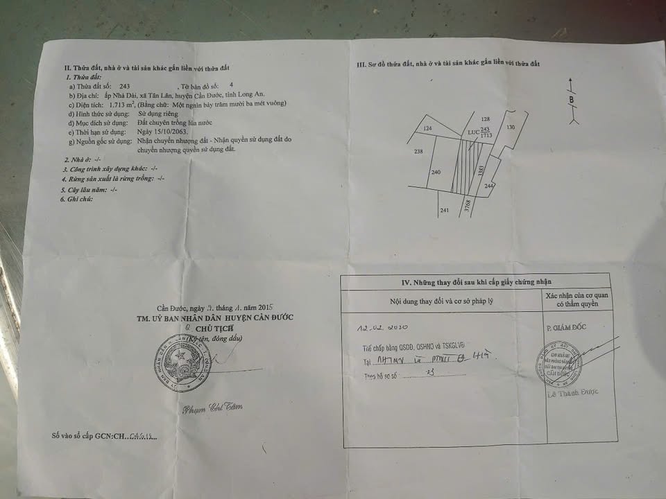 Đất nền 1713m² Quận 7 giá 3 tỷ - Cơ hội đầu tư tuyệt vời!