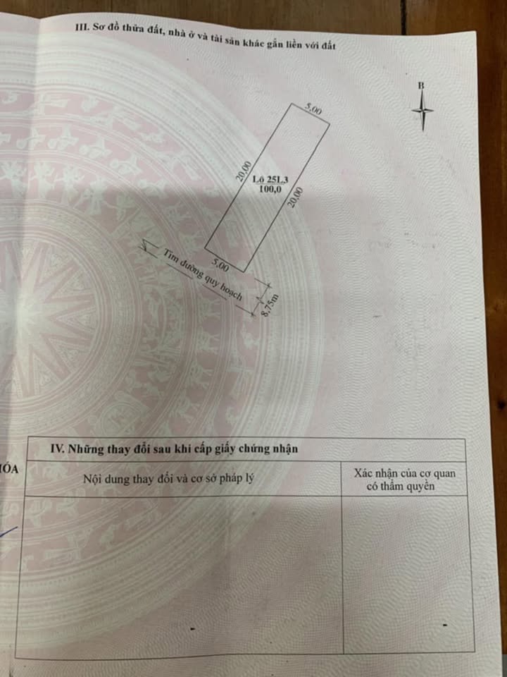 Đất nền xã Đông Quang, Thanh Hóa 100m² - Đối diện công viên, sổ hồng chính chủ!