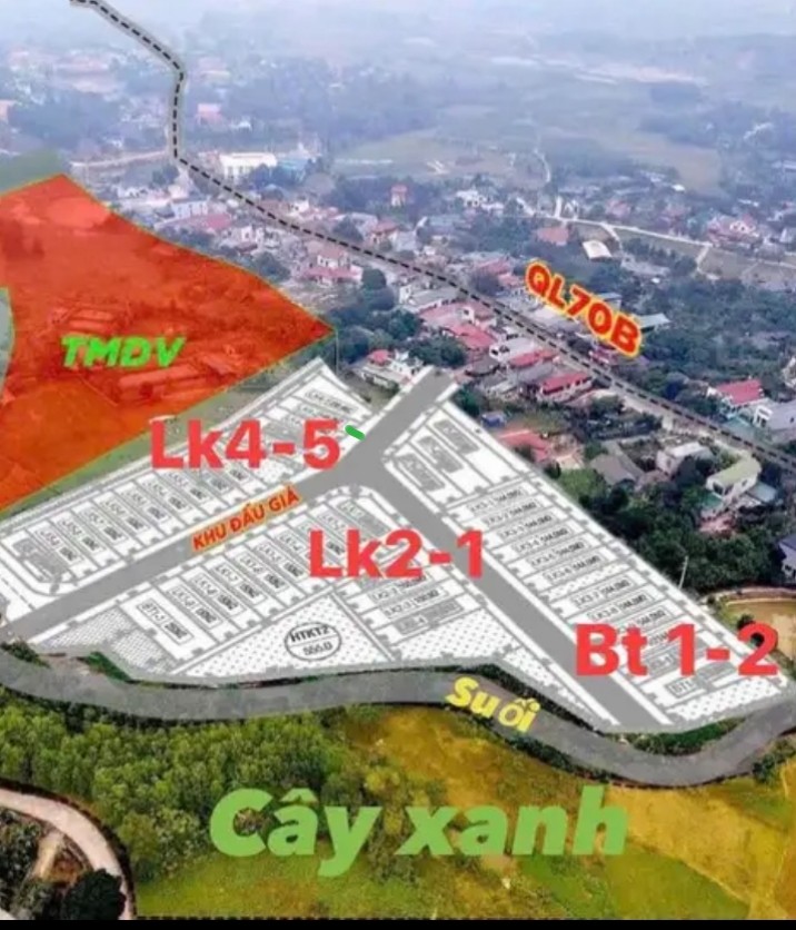 Đất nền khu Thống Nhất, Đồng Thịnh, Yên Lập, 144m² - Giá chỉ 600 triệu!