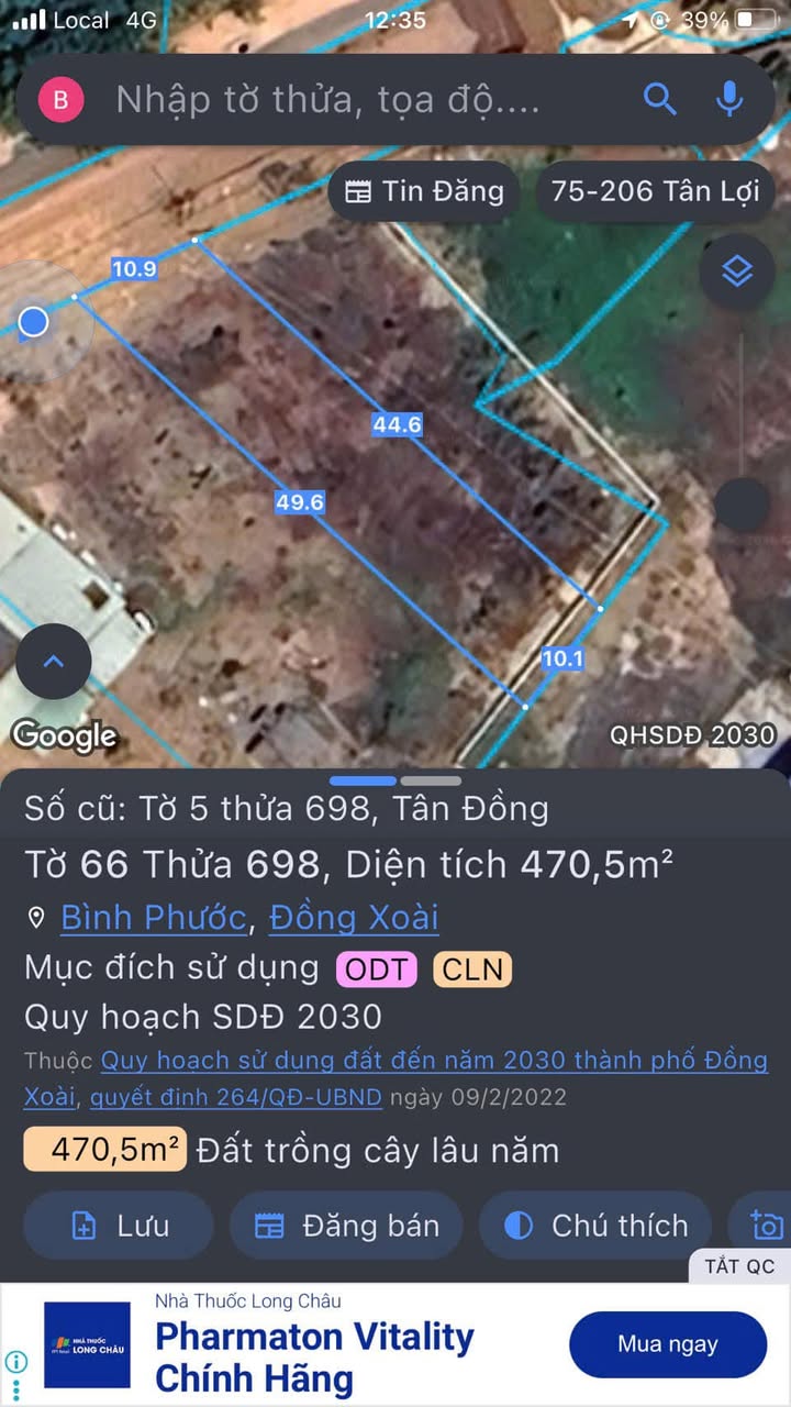 Đất nền khu Hiệp Thương, Tân Đồng, 500m² - Cơ hội đầu tư tuyệt vời!