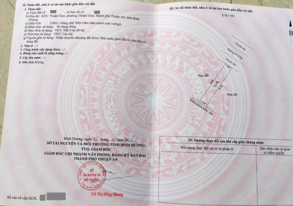 Đất nền 150m² KDC Thuận Giao giá 4.2 tỷ - Tặng dãy trọ cho thuê