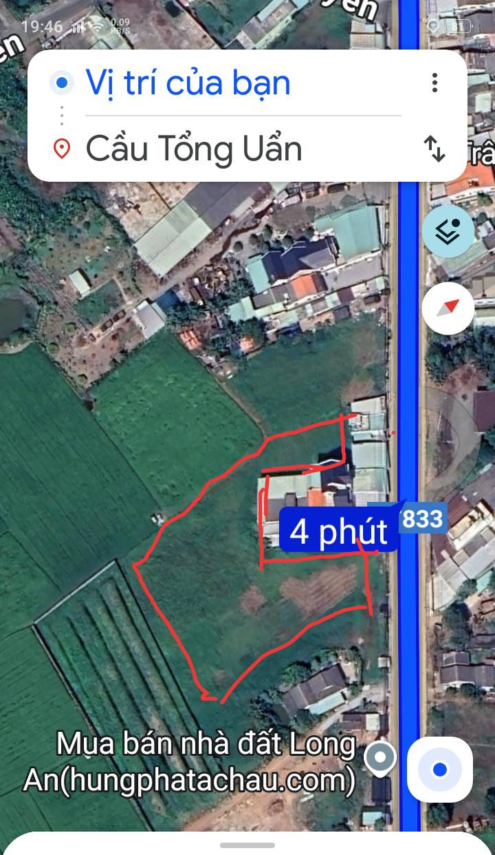 Đất nền 5000m² tại xã Long Thạnh, huyện Thủ Thừa, giá 8.5 tỷ - Đầu tư sinh lời!