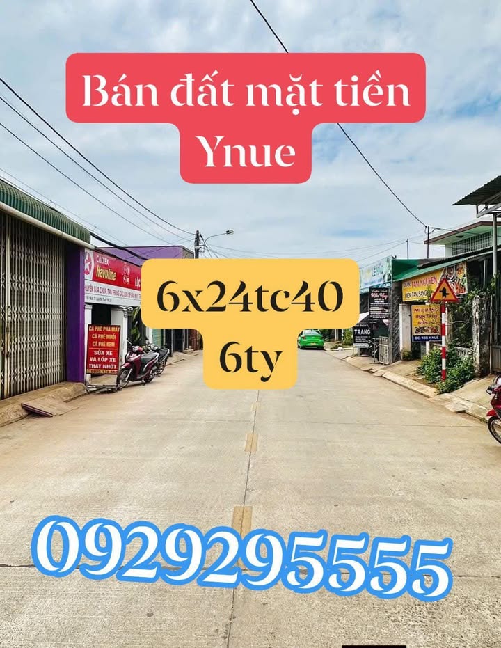 Đất mặt tiền Y Nuê, Buôn Ma Thuột 130m² giá 6 tỷ - Vị trí đắc địa gần chợ!