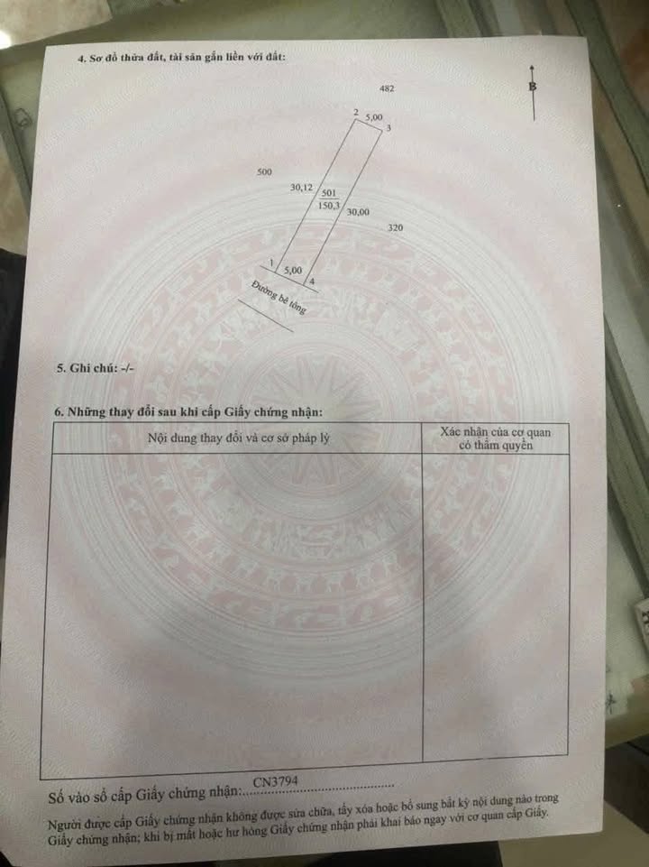 Đất nền Mỹ Thạnh Trung, Tam Bình, Vĩnh Long 150m² giá 230 triệu - Sổ hồng chính chủ