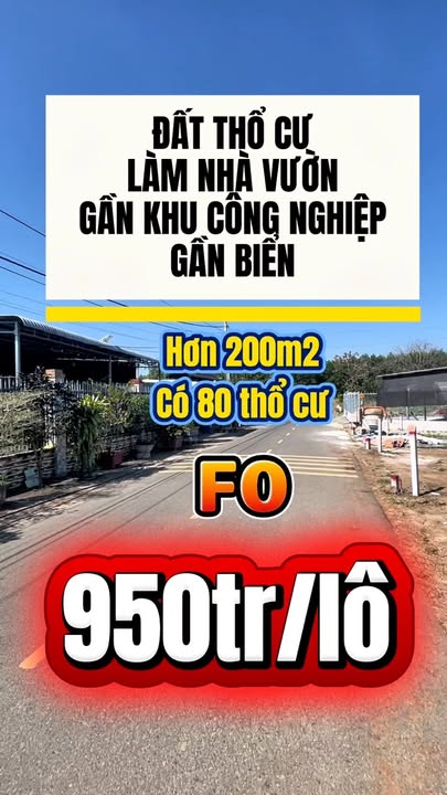 Đất nền Thị trấn Đất Đỏ 125m² giá 950 triệu - Cơ hội đầu tư hấp dẫn!