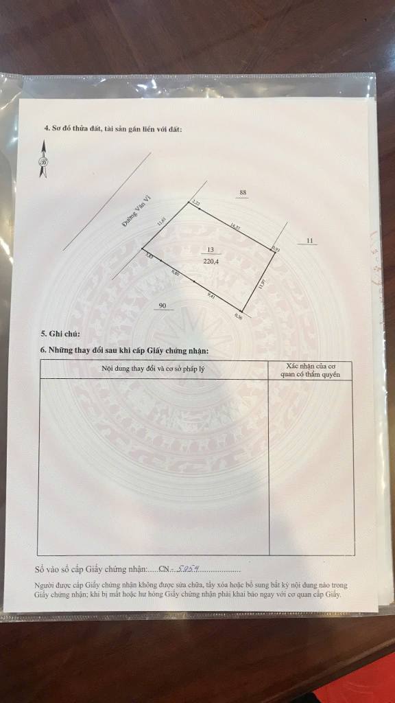 Đất tặng nhà 2 tầng mặt đường Văn Vỉ 220m² giá 2.6 tỷ - Cơ hội đầu tư hấp dẫn!