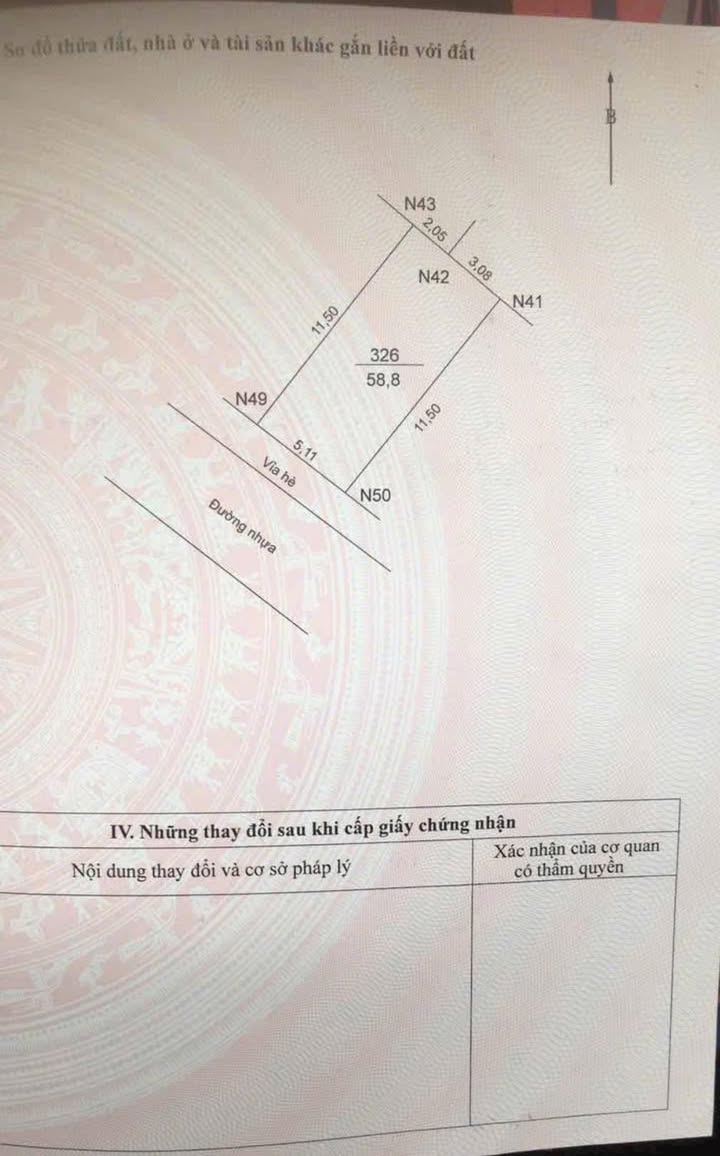 Đất tái định cư phân lô tại Thanh Trì 58,8m² giá 15 tỷ - Sổ đỏ chính chủ!