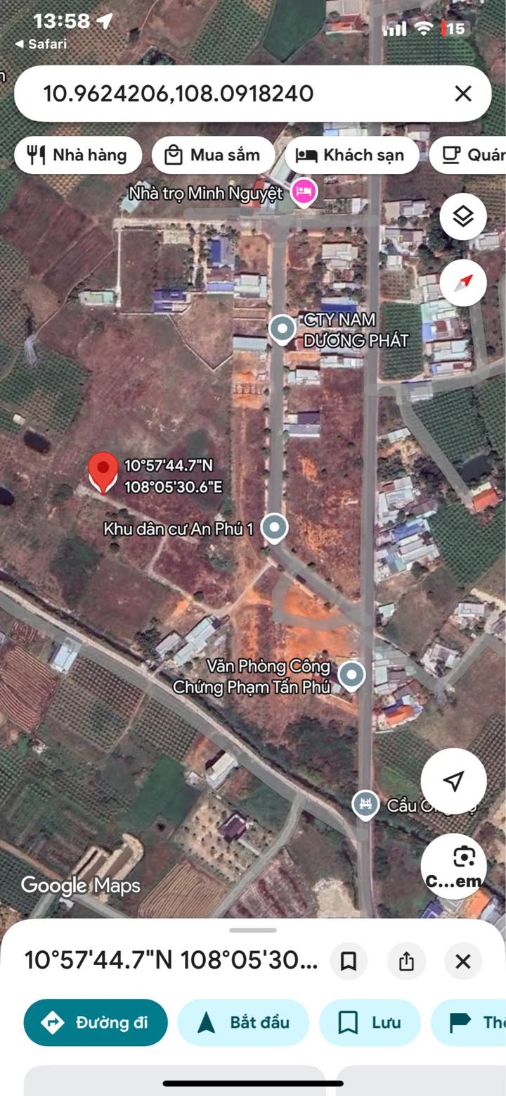 Đất thổ cư KDC An Phú 1, Hàm Liêm 133m² - Giá thương lượng hấp dẫn!