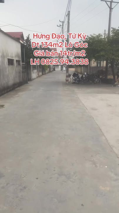 Đất lô góc đẹp Đại Sơn Tứ Kỳ 134m² giá thỏa thuận - Cơ hội đầu tư hấp dẫn!
