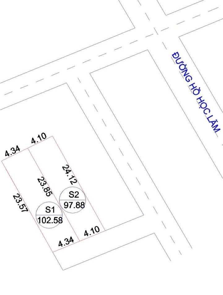 Đất nền Hưng Đông, TP Vinh 102m² giá 1.9 tỷ - Đường 4m chưa thông