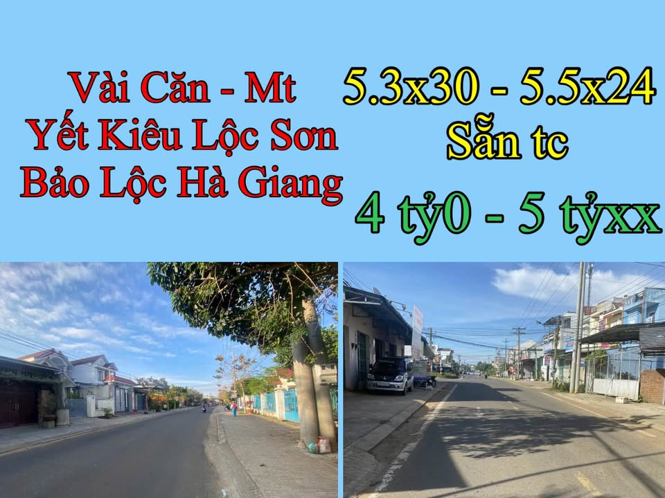 Nhà mặt tiền Yết Kiêu, Bảo Lộc 159m² giá 4 tỷ - Đầu tư sinh lời ngay!