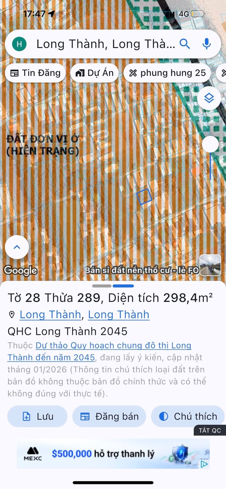 Đất nền lô góc 300m² xã Long An, huyện Long Thành giá 3 tỷ - Cơ hội đầu tư hiếm có!