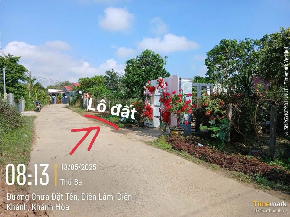 Đất nền Diên Lâm, Huyện Diên Khánh, 1724m² giá 2.58 tỷ - Đầu tư sinh lời ngay!