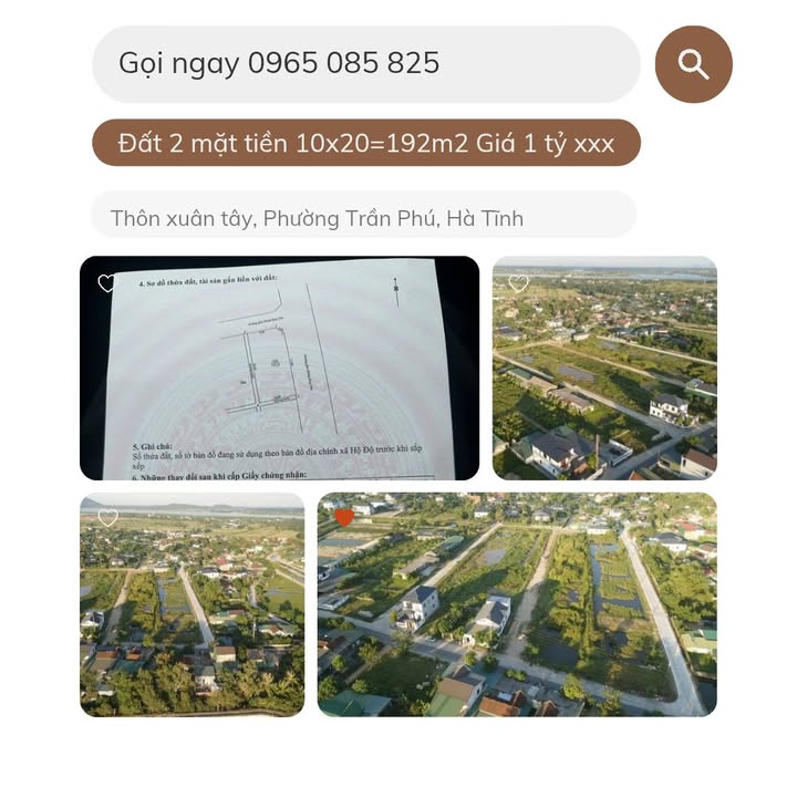 Đất nền 200m² mặt tiền đường 10m tại Phường Trần Phú, Hà Tĩnh - Cơ hội đầu tư tuyệt vời!