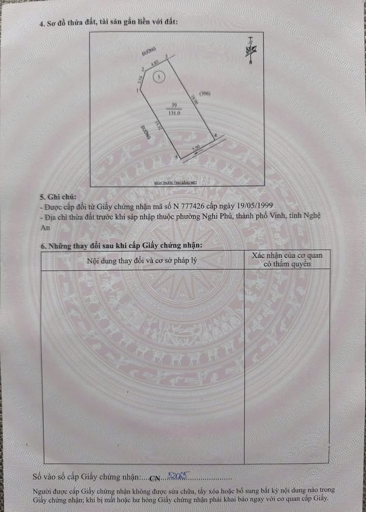 Đất nền góc Phường Nghi Phú, Vinh 131m² giá 7 tỷ - Cơ hội đầu tư tuyệt vời!