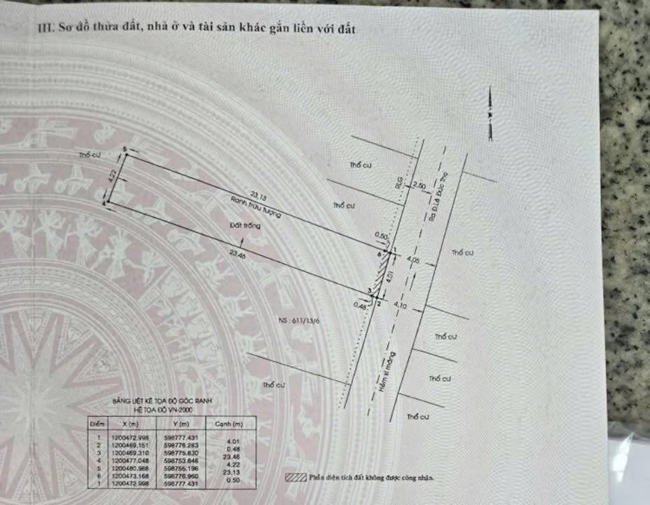 Đất nền Gò Vấp 96m² giá 6.99 tỷ - Hẻm xe tải thuận tiện xây dựng!