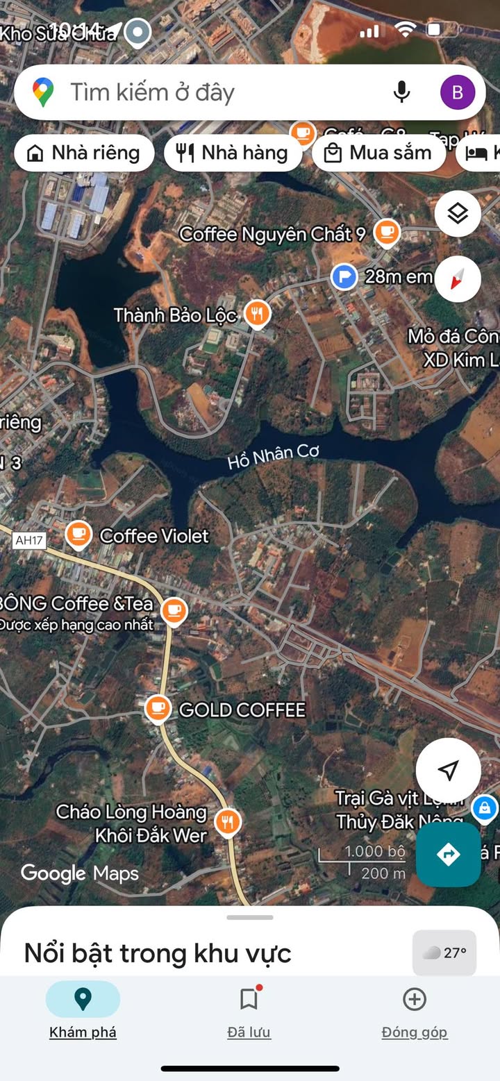 Đất nền thổ cư 9200m² tại Xã Nhân Cơ - Giá chỉ 5.7 tỷ!