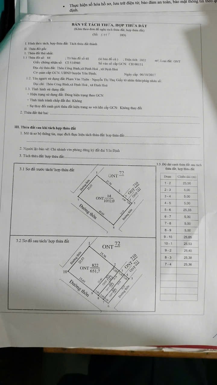 Đất nền 2 mặt tiền Xã Định Bình 125m² giá chỉ 6xx triệu - Cơ hội đầu tư tuyệt vời!