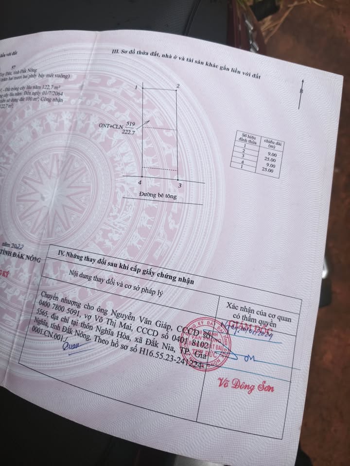 Đất nền Huyện Tuy Đức 225m² giá 650 triệu - Cơ hội đầu tư hấp dẫn!