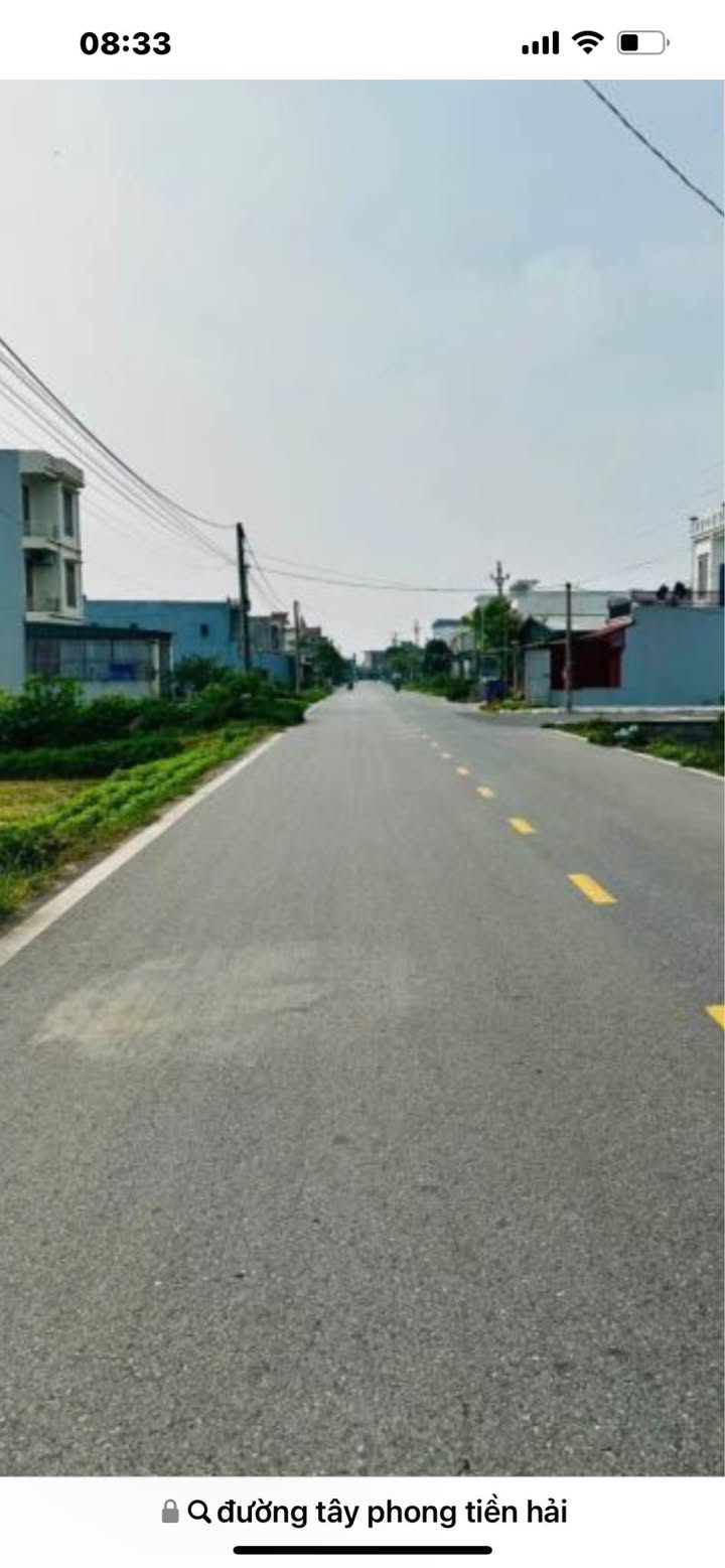 Đất nền mặt tiền Tây Phong, Tiền Hải 92m² giá 2 tỷ - Vị trí đắc địa cho kinh doanh!