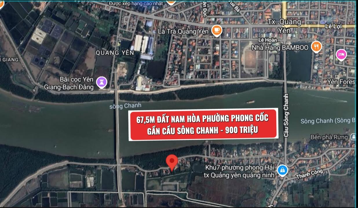 Đất nền Nam Hòa, Phong Cốc 67.5m² giá 900 triệu - Đầu tư tiềm năng bùng nổ!