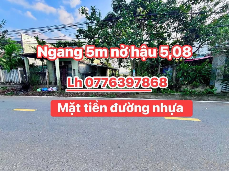 Đất nền mặt tiền đường nhựa Thôn Lệ Sơn 2, Hòa Tiến, Đà Nẵng 121m² - Đầu tư sinh lời ngay!
