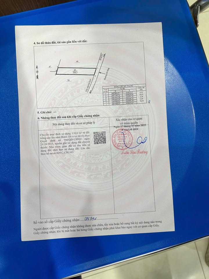 Đất thổ cư tại Thôn 6, Xã Lưỡng Vượng, 204m² giá chỉ 600 triệu - Đầu tư sinh lời ngay!