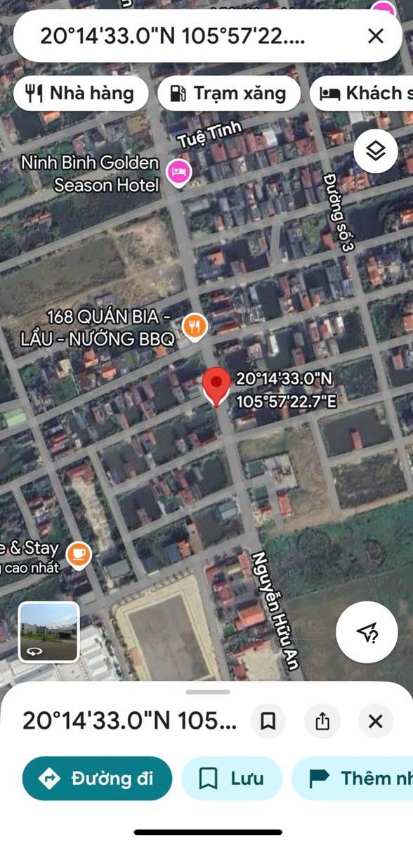 Đất nền mặt đường Nguyễn Hữu An, Ninh Tiến 133m² giá 11 tỷ - Cơ hội đầu tư hấp dẫn!