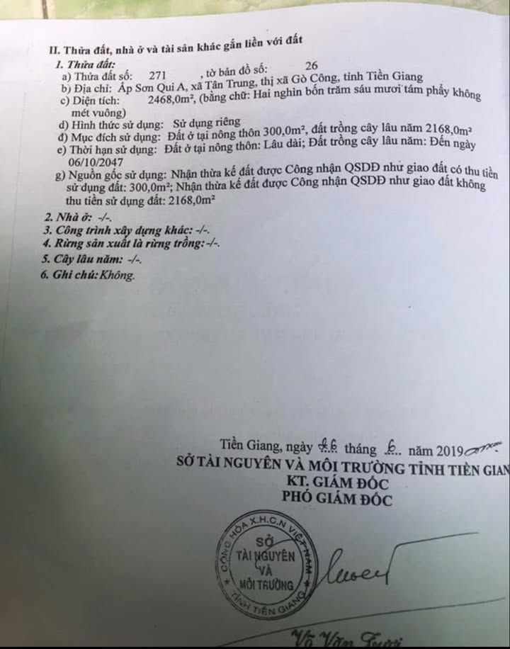 Đất Mặt Tiền Đường Bêtông KP Sơn Qui A 2468m² Giá 3.7 Tỷ - Tiềm Năng Đầu Tư Lớn!