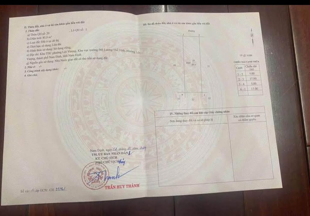 Đất nền khu TĐC Lương Thế Vinh 85m² giá 4.3 tỷ - Cơ hội đầu tư tuyệt vời!