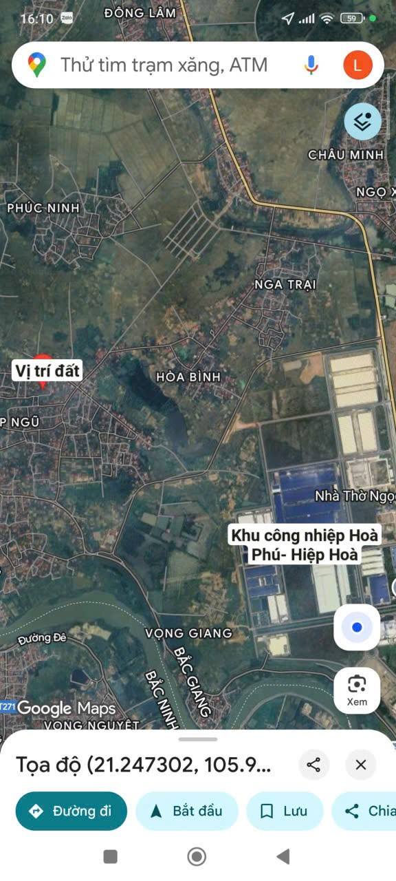 Đất nền tại xã Mai Đình, huyện Hiệp Hòa 130m² chỉ 500 triệu - Cơ hội đầu tư tuyệt vời!