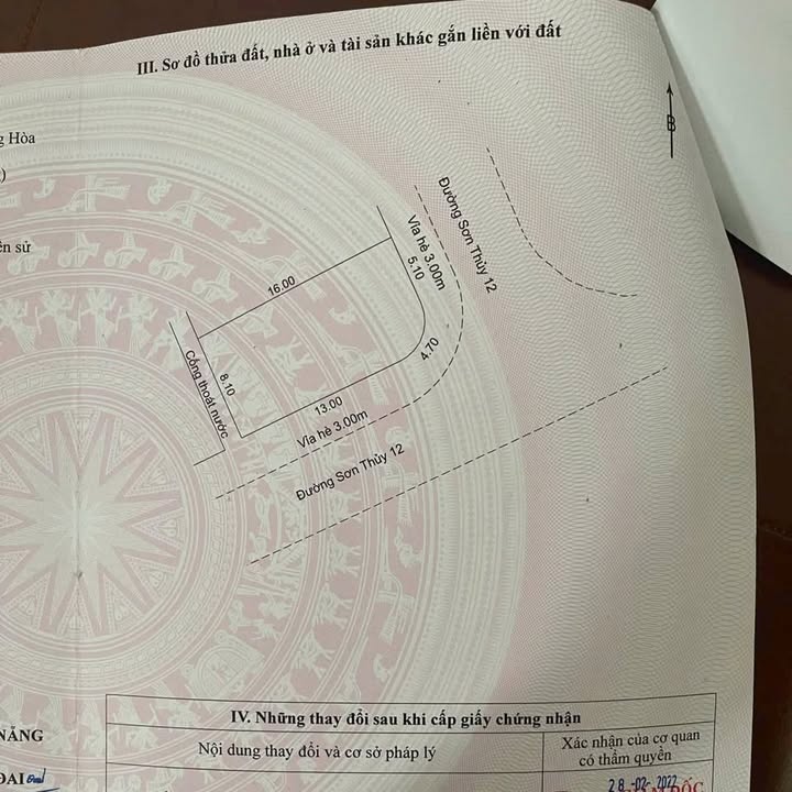 Đất nền lô góc Sơn Thủy 127.6m² giá 10.5 tỷ - Vị trí đắc địa gần biển!