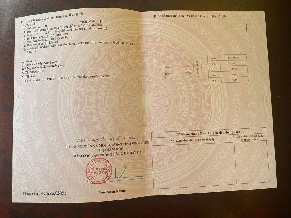 Đất nền Lê Quang Đạo Phúc Yên 120m² giá 7.26 tỷ - Lô góc đẹp, đầu tư sinh lời!