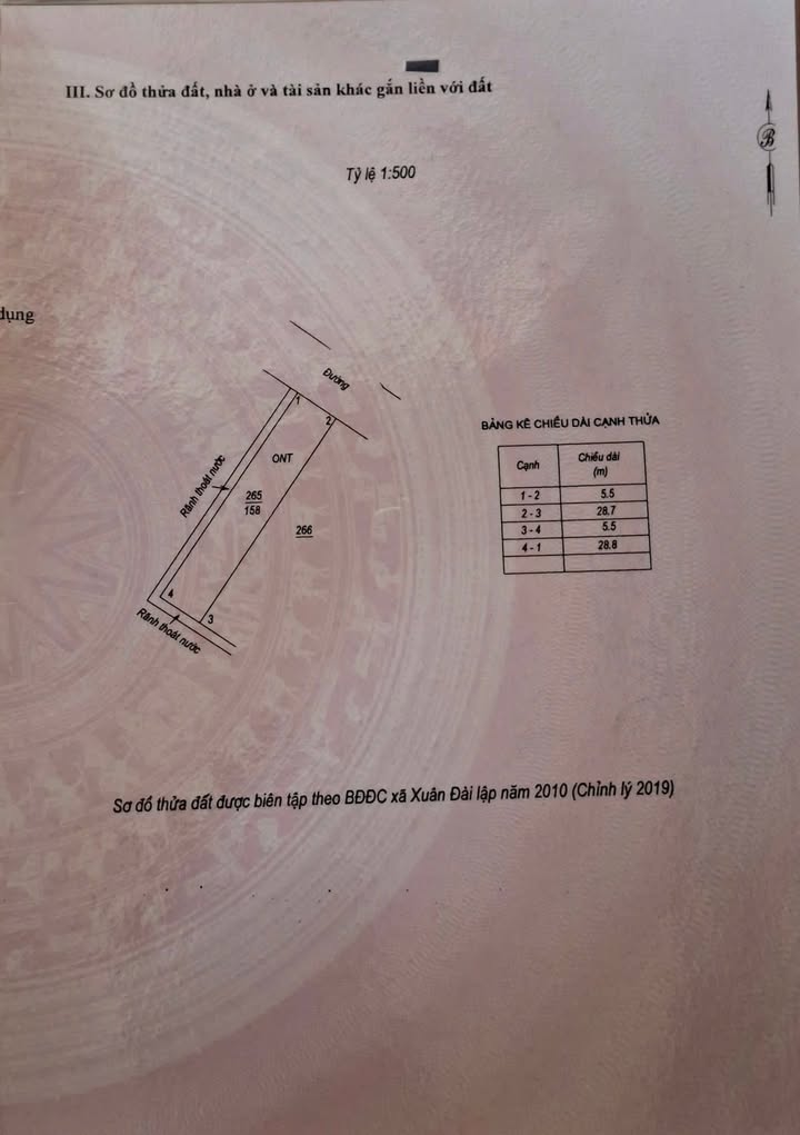 Lô đất trung tâm xã Xuân Ngọc 158m² - Đất vuông đẹp, pháp lý rõ ràng!