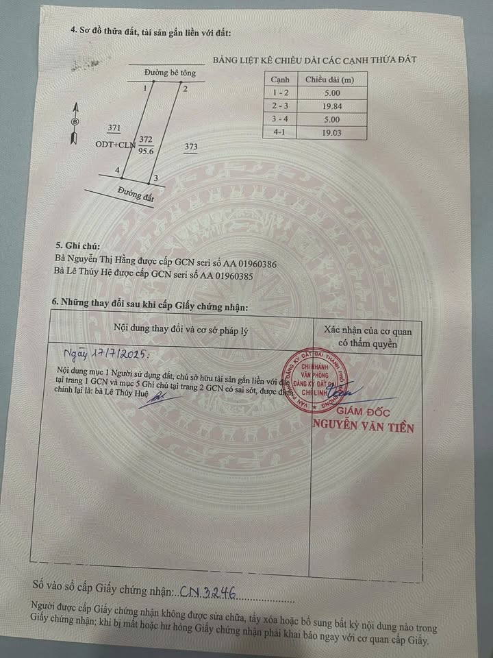 Đất nền KDC Tiền Định Chí Linh 60m² giá chỉ 1 tỷ - Cơ hội đầu tư hấp dẫn!