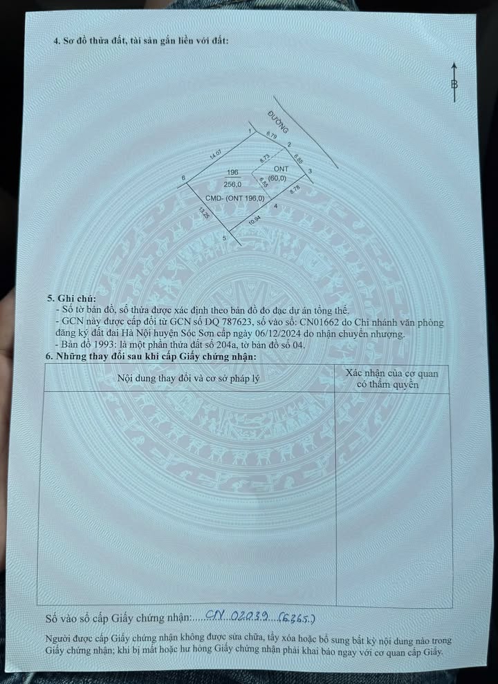 Đất nền 128m² tại Hoàng Dương, Sóc Sơn - Pháp lý sổ đỏ riêng, đầu tư sinh lời!