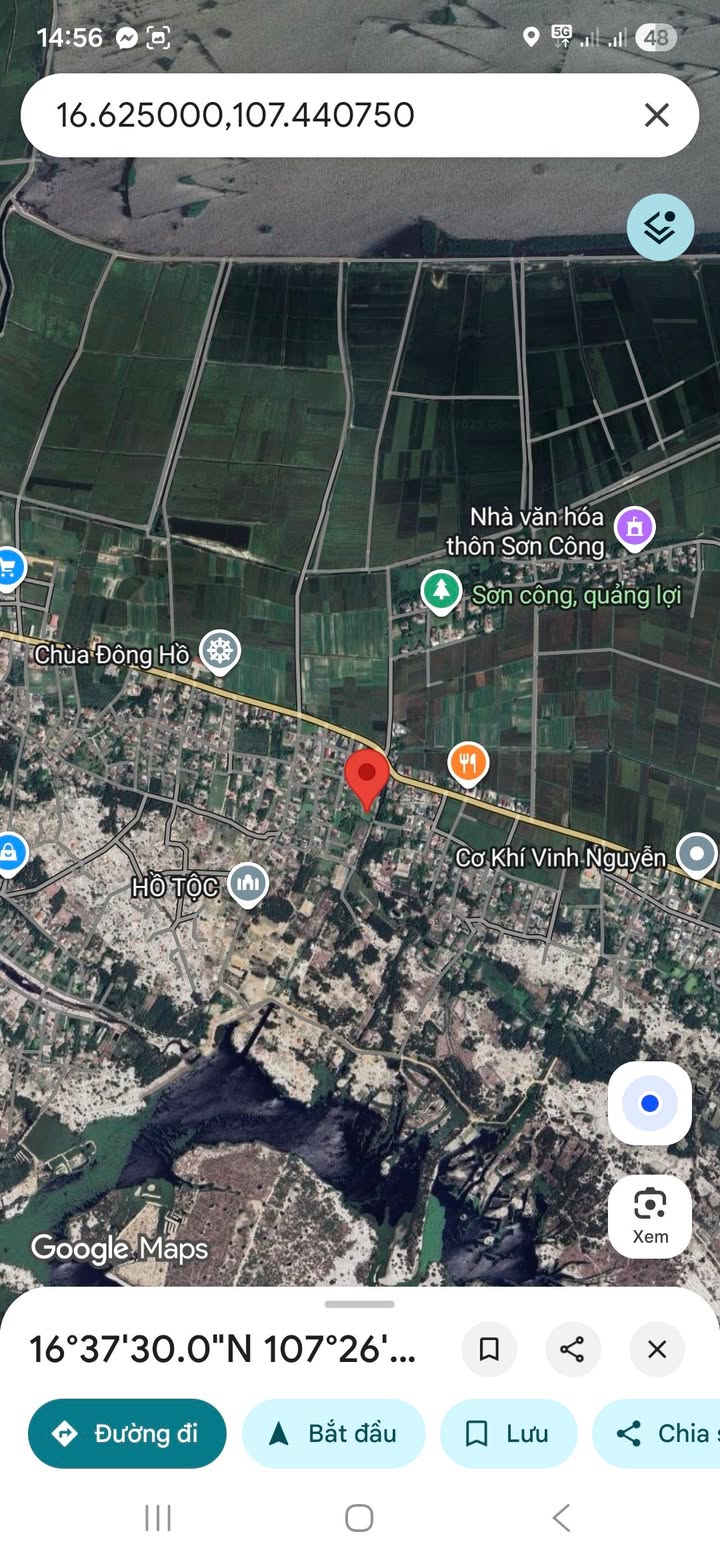 Đất thổ cư 100m² tại Thôn Đông Hồ, Quảng Thái - Giá chỉ 200 triệu VND