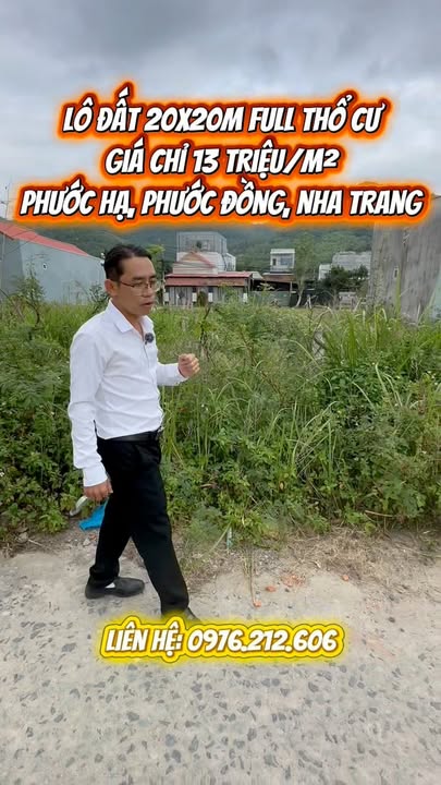 Đất nền Phước Đồng Nha Trang 400m² giá 5.2 tỷ - Tiềm năng đầu tư lớn!