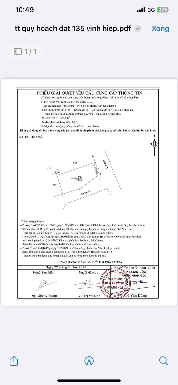 Đất nền lô góc 2 mặt tiền Tây Nha Trang 135m² giá 4.05 tỷ - Đầu tư sinh lời bền vững!