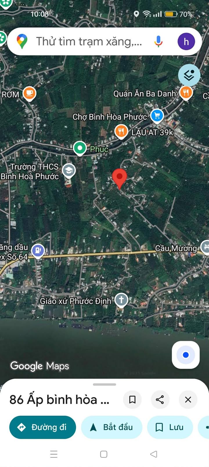 Đất thổ cư 170m² tại Bình Hòa Phước, Long Hồ - Giá chỉ 150 triệu